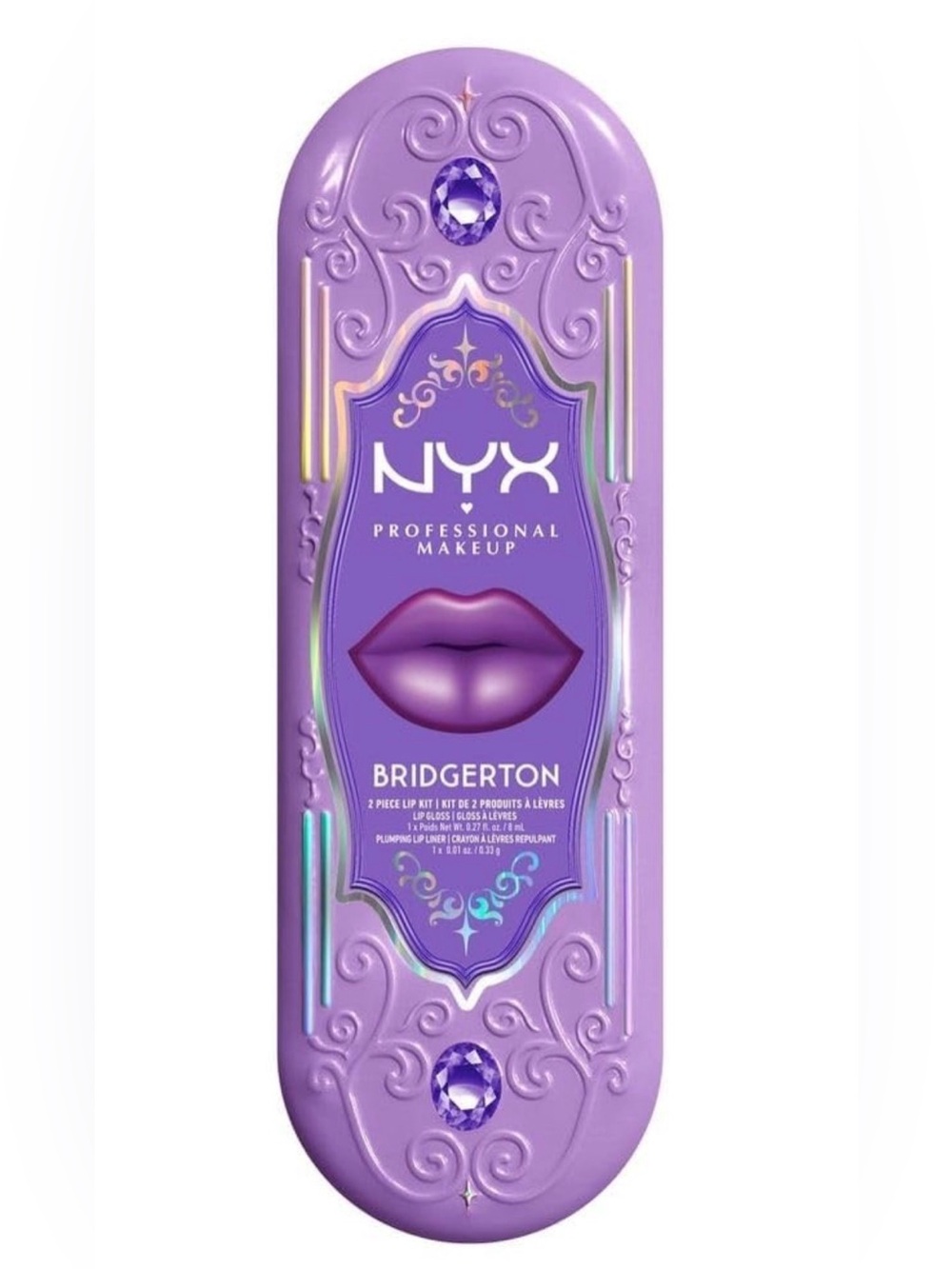 NYX Professional Makeup - Bridgerton - 2 Piece Lip Kit - Lip Gloss + Lip Liner
